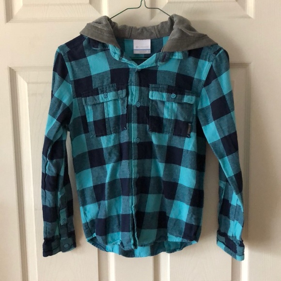 Kids Flannel Button-up Shirt - Picture 1 of 3